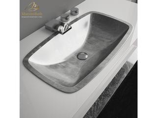Maestro BathRisplenda Bathroom Sink  Silver Leaf