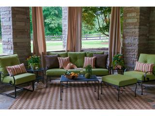 Meadowcraft Monticello Deep Seating Wrought Iron Lounge Set