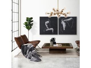 Mercana Rudyard Glass Globe and Gold Metal Chandelier
