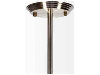 Mercana Desousa II (33.9"L x 8.8"W x 28"H) Champagne Metal Multi-Arm Three Light Chandelier