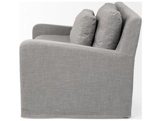 Mercana Denly III 38 X 38.25 X 34.5 Flint Gray Slipcover Upholstered Arm Chair