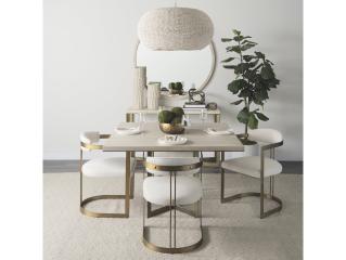 Mercana Theta 30.0 L x 30.0 W x 15.0 H White-Washed Beaded Chandelier
