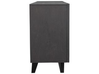 Moe's Home 71" Mango Wood Grey Sand Blasted Black Sideboard