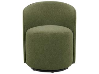Moe's Home Outdoor Sylvie Green Fabric Cushion Dining Chair
