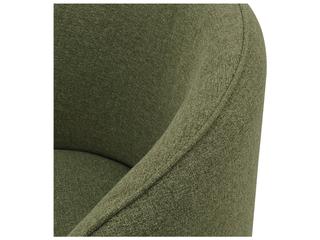 Moe's Home Outdoor Sylvie Green Fabric Cushion Dining Chair
