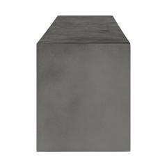 Moe's Home Outdoor Dark Grey Lazarus Bench