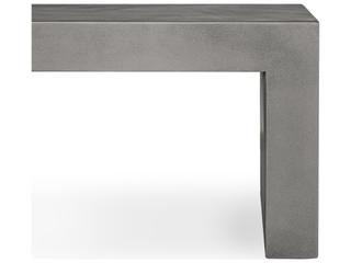 Moe's Home Outdoor Dark Grey Lazarus Bench