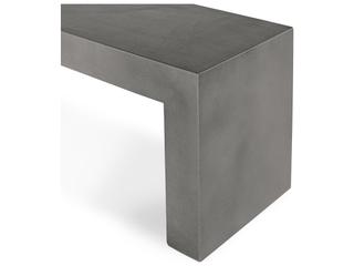 Moe's Home Outdoor Dark Grey Lazarus Bench