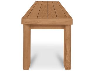 Moe's Home Outdoor Marina Natural Teak Wood Dining Chair