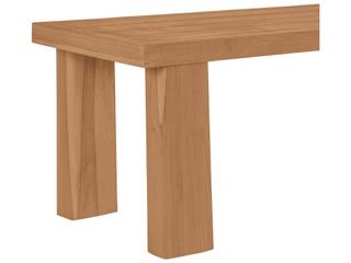 Moe's Home Outdoor Marina Natural Teak Wood Dining Chair