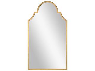 Rectangle Distressed Gold Leaf Wall Mirror