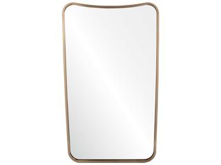 Antiqued Nickel Wall Mirror Rectangle Non-Beveled