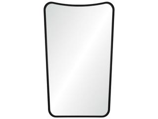 Black Nickel Wall Mirror 22 x 40 Inch Non-Beveled Steel Frame
