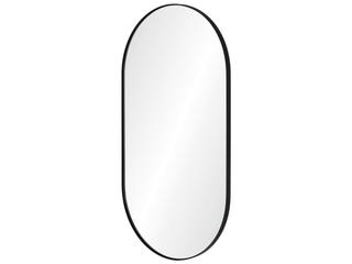 Mirror Home Black Nickel Oval Wall Mirror