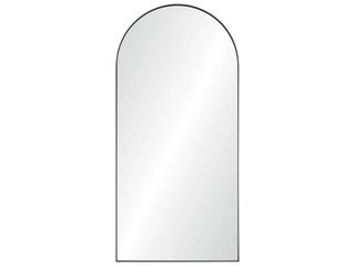 Polished Stainless Steel Wall Mirror with Beveled Edge
