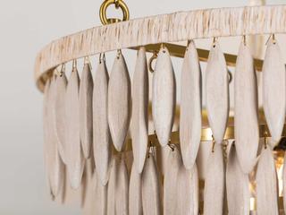 Mitzi Tiffany 4-Light Aged Brass Candelabra Chandelier