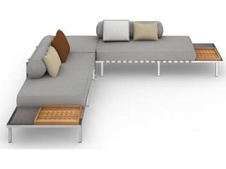 MamaGreen Albatross 316 Stainless Steel Sectional Patio Lounge Set