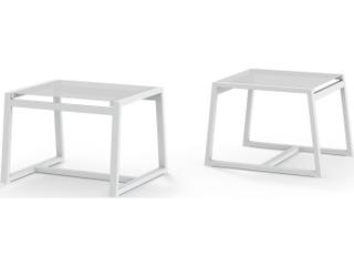 MamaGreen Allux Aluminum Sling Patio Ottoman