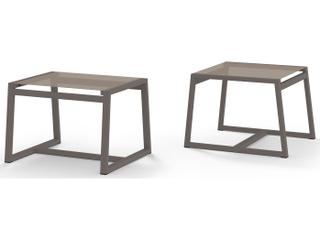 MamaGreen Allux Aluminum Sling Patio Ottoman