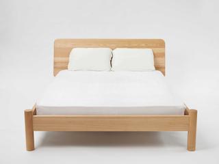 Mash Studios Brown Ash Wood King Platform Bed