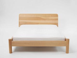 Mash Studios Brown Ash Wood King Platform Bed