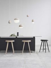 Mater Terho Gray LED Bell Mini Pendant
