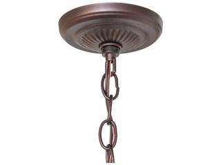 Meyda Victorian 3-Light Mahogany Bronze Traditional Chandelier