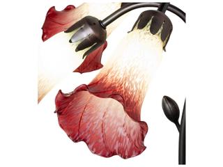 Meyda Pond Lily 7-Light Mahogany Bronze Bell Chandelier