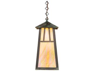 Meyda Stillwater Double Bar Mission 1 - Light Glass Outdoor Hanging Light