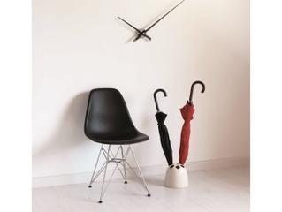 Nomon Axioma Mini Graphite Steel Walnut Wall Clock