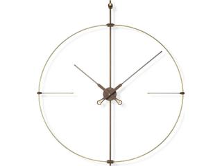 Nomon Bilbao Premium Brass Walnut Wall Clock