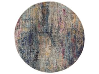 Celestial CES16 Multi-Color Round Area Rug