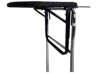Oakland Living Black Wicker Patio Counter Table with Adjustable Clamps