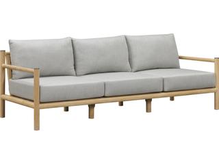 Oliver Home Outdoor Vin Teak Cushion Sofa