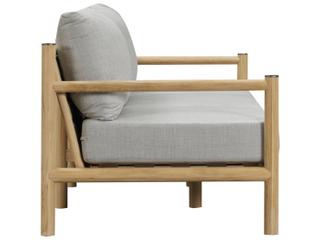 Oliver Home Outdoor Vin Teak Cushion Sofa