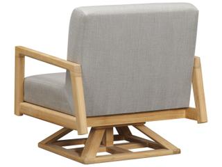 Oliver Home Outdoor Sharon Teak Cushion Lounge Chair