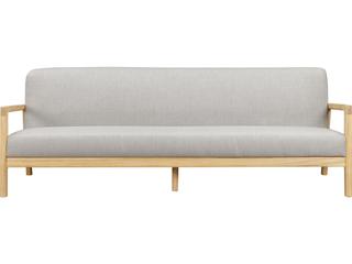 Oliver Home Outdoor Sharon Teak Cushion Sofa