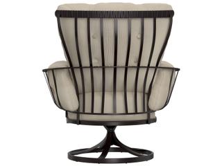 OW Lee Monterra Wrought Iron Swivel Rocker Outdoor Patio Lounge Chair