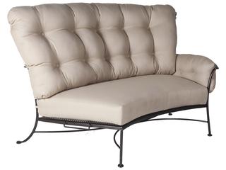 Monterra Wrought Iron Sectional Left Lounge Chair