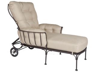 OW Lee Monterra Wrought Iron Adjustable Patio Chaise