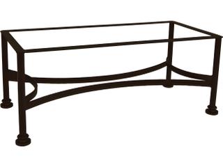 OW Lee Classico Wrought Iron Occasional Table Base
