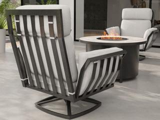 OW Lee Aris Aluminum Outdoor Patio Lounge Set