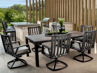 OW Lee Aris Aluminum Dining Set