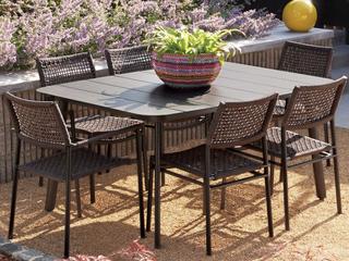 Oxford Garden Eiland Aluminum Dining Set