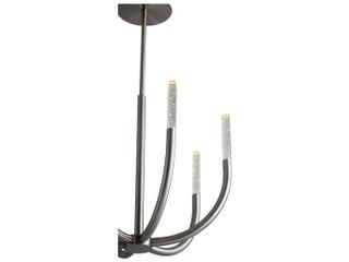 Oxygen by Quorum Presto 6-Light Satin Nickel Linear Chandelier