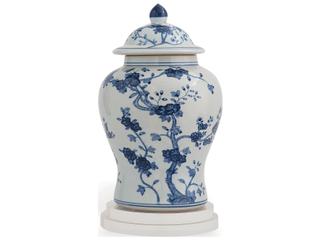 Port 68 Georgia Blue Small Jar 18"H