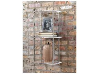 Port 68 Carmel Nickel/Lucite Shelf 32"H