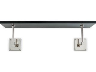 Port 68 Billy Black/Nickel Wall Shelf