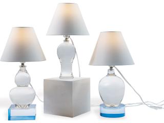 Port 68 Bari Mini Plum Crystal Lamp