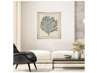 Paragon Seaweed On Linen II Framed Art